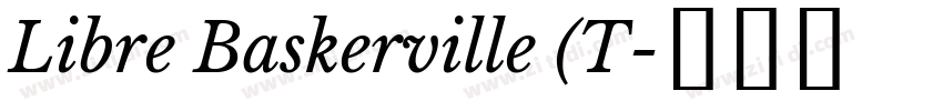 Libre Baskerville (T字体转换
